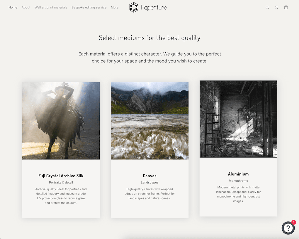 Haperture screenshot 2