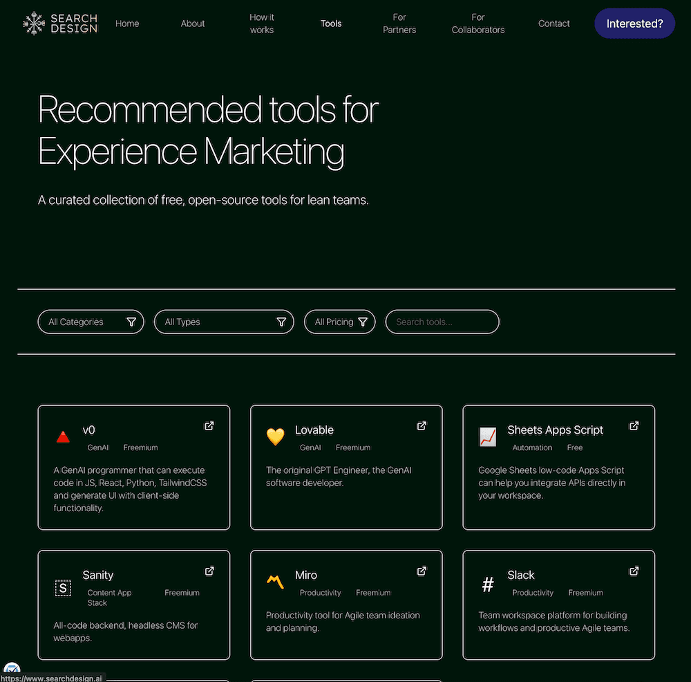 Search Design screenshot 2