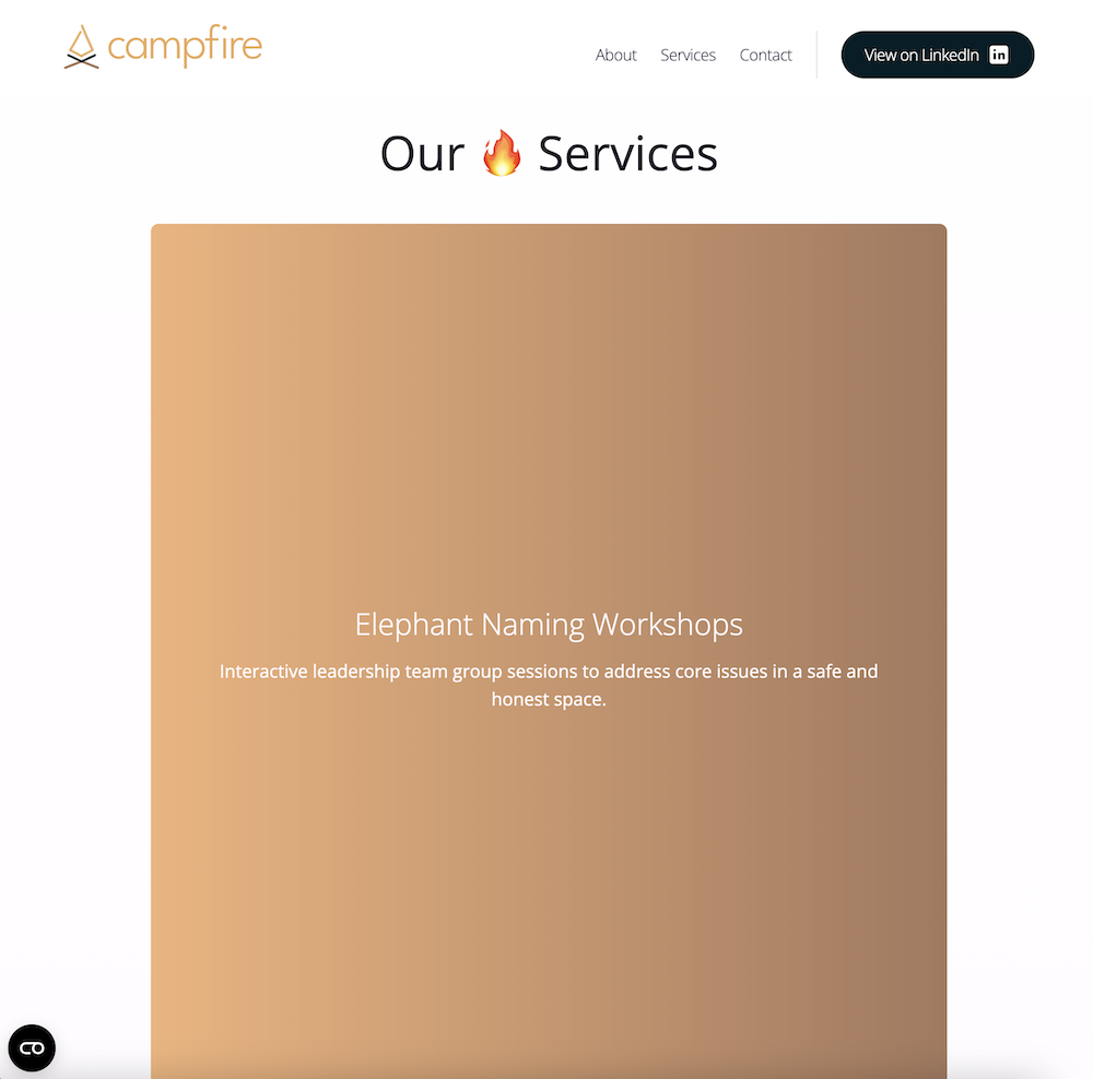 Campfire screenshot 1