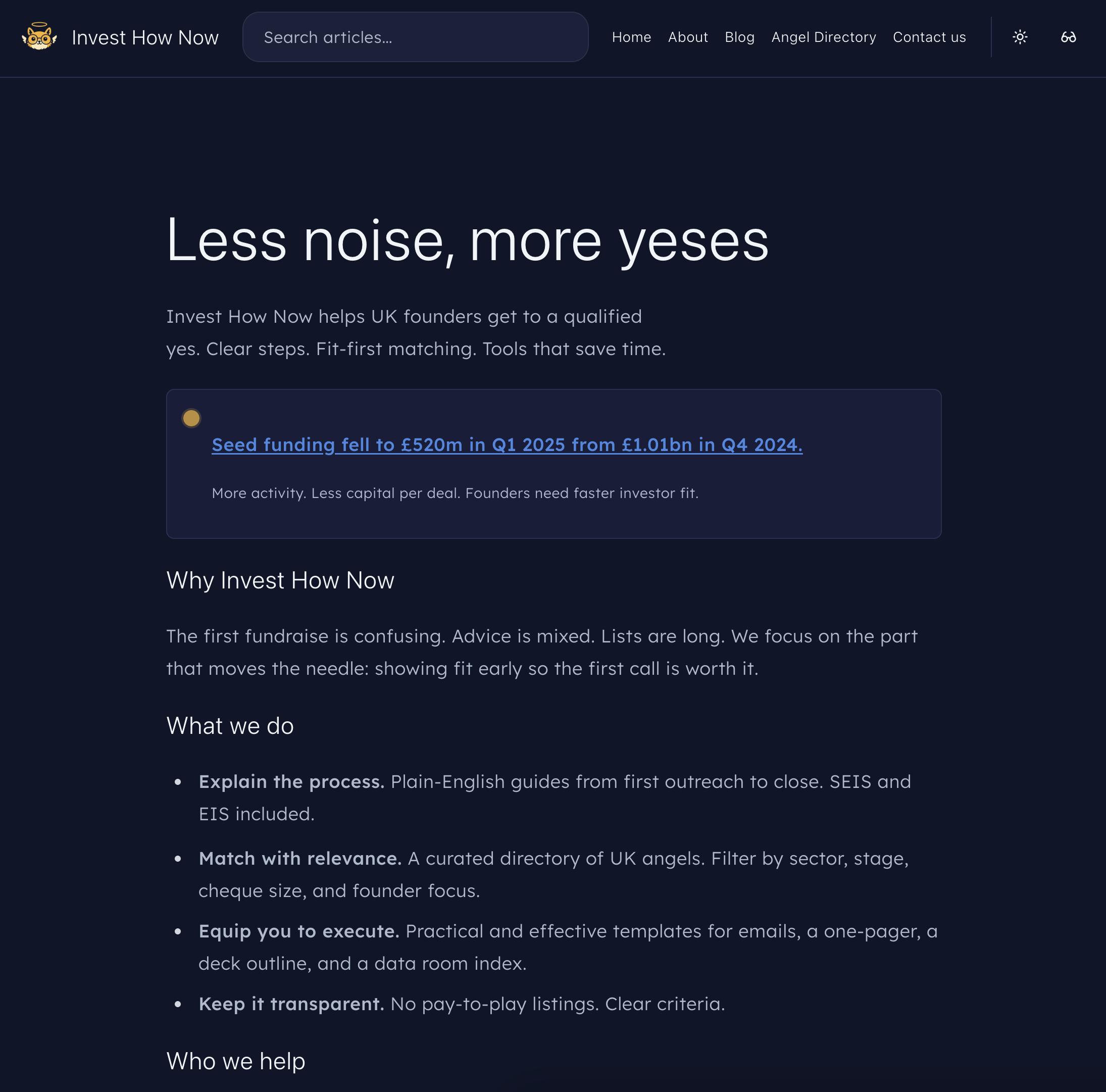 Invest How Now screenshot 3