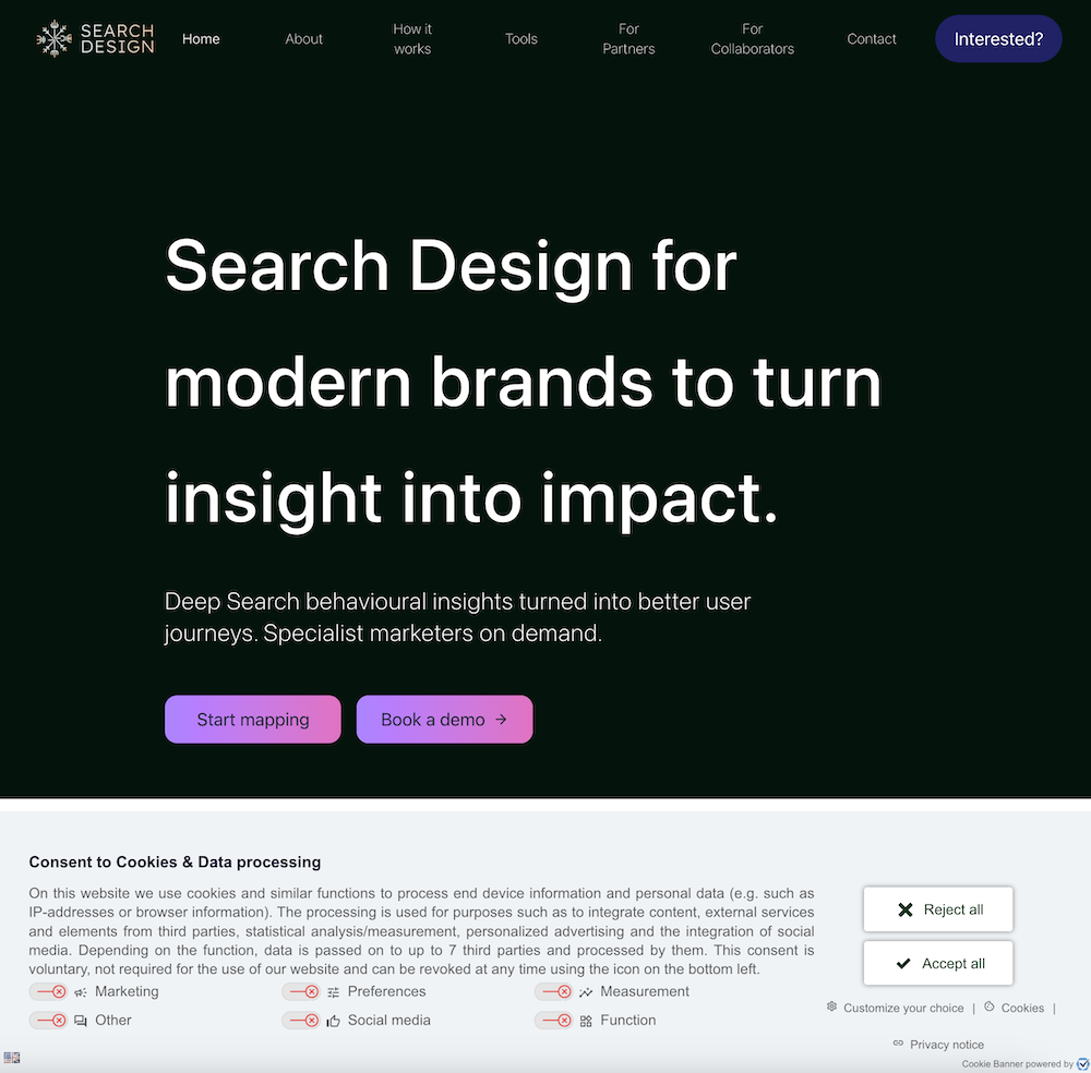 Search Design screenshot 1